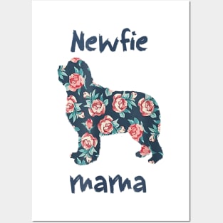 Newfie Mama Newfoundland Dog Lover Mom Mothers Day Posters and Art